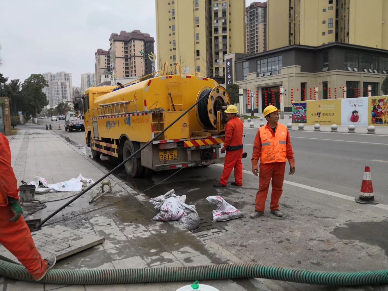 沙县排污管道清淤-管道清洗